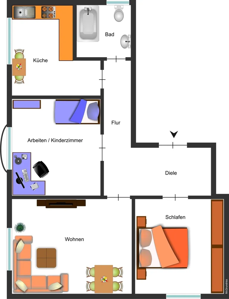 3 Zimmer Wohnung mit 81 m² in Bielefeld – Bild 12