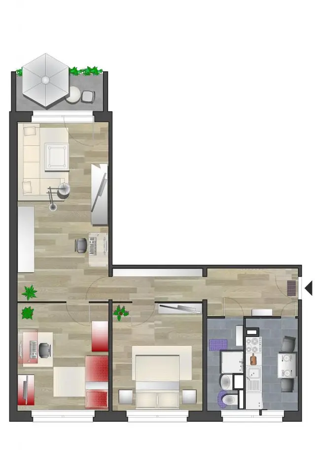 3 Zimmer Wohnung mit 70 m² in Chemnitz – Bild 5