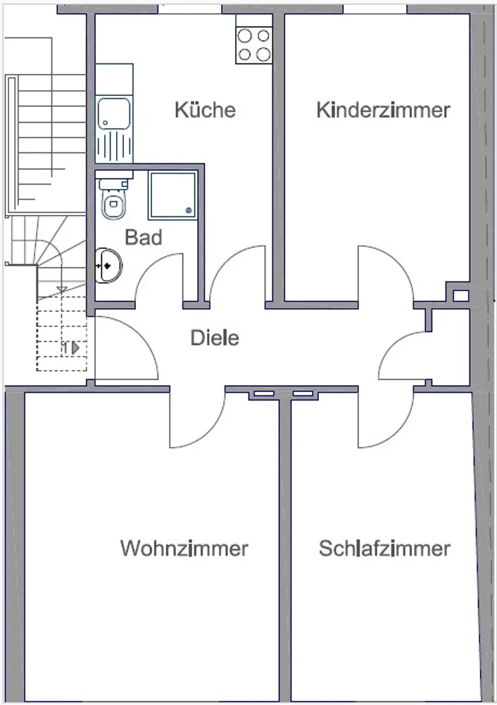 3 Zimmer Wohnung mit 64 m² in Duisburg – Bild 8
