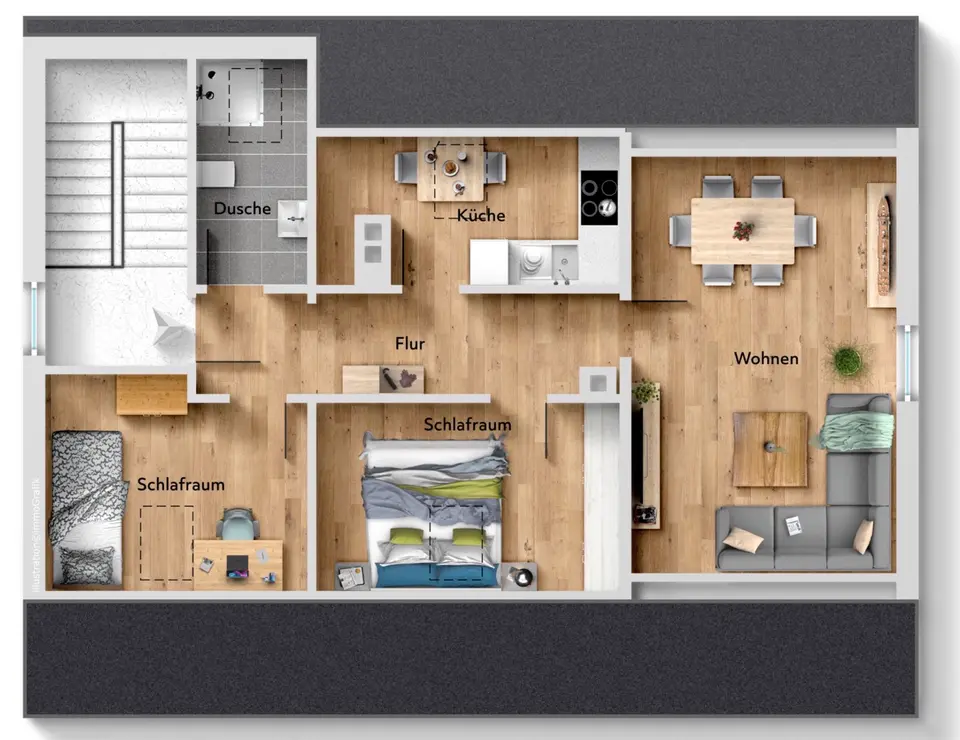 3 Zimmer Wohnung mit 85 m² in Deggendorf – Bild 7