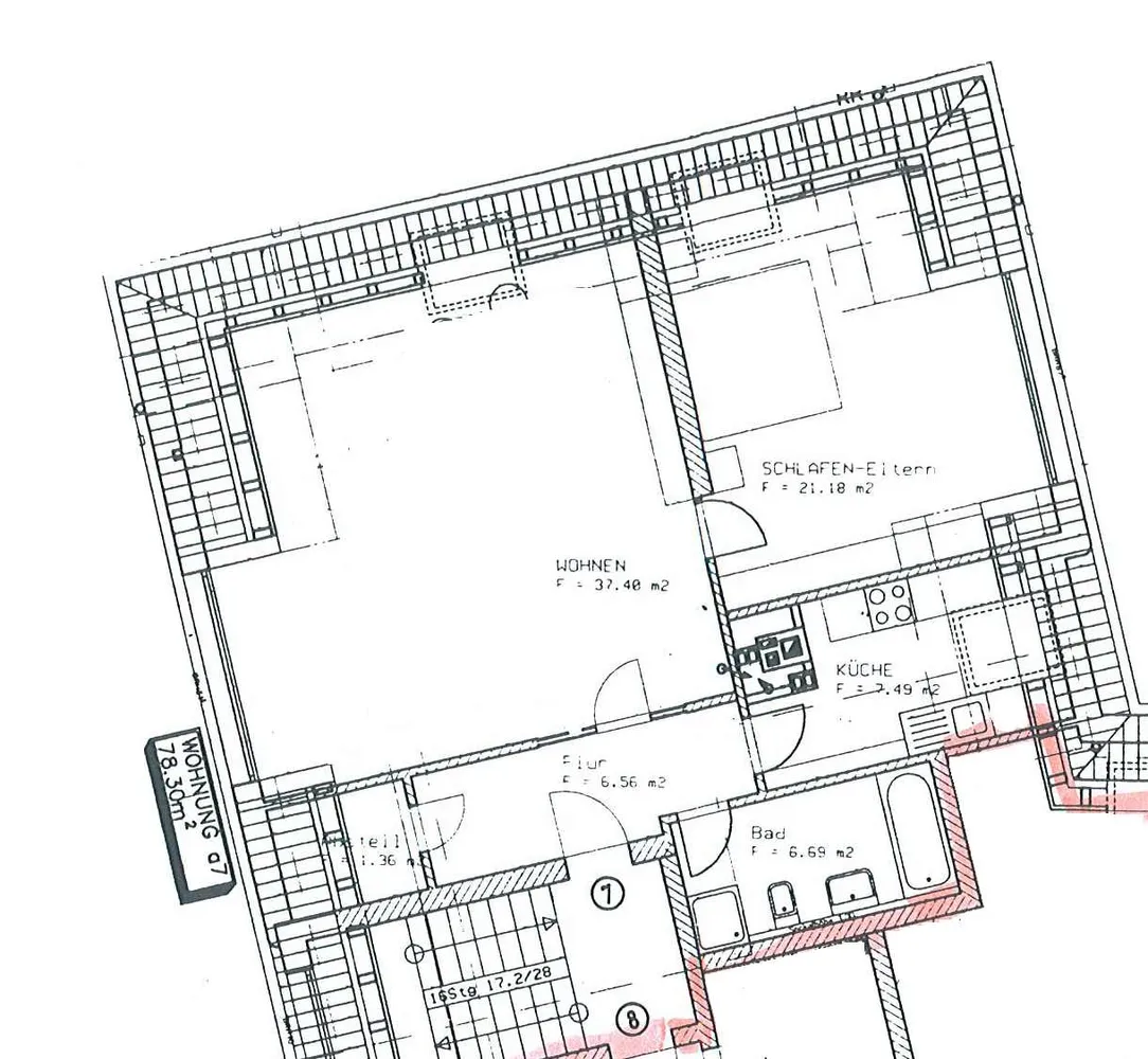 3 Zimmer Wohnung mit 78 m² in Herne – Bild 2