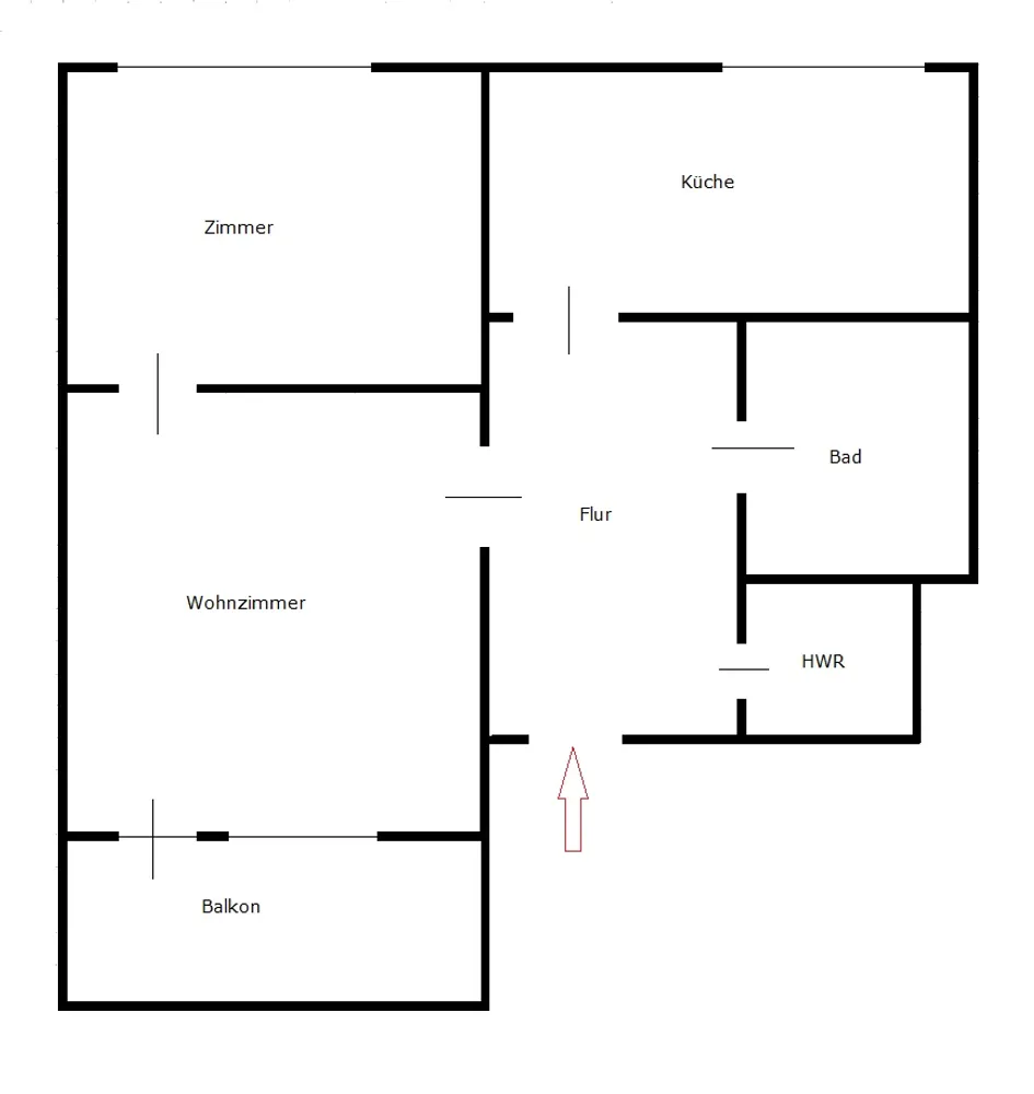 2 room apartment with 47 m² in Delmenhorst – Photo 4