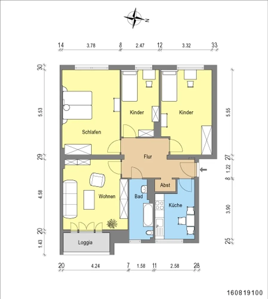 4 room apartment with 95 m² in Berlin – Photo 2