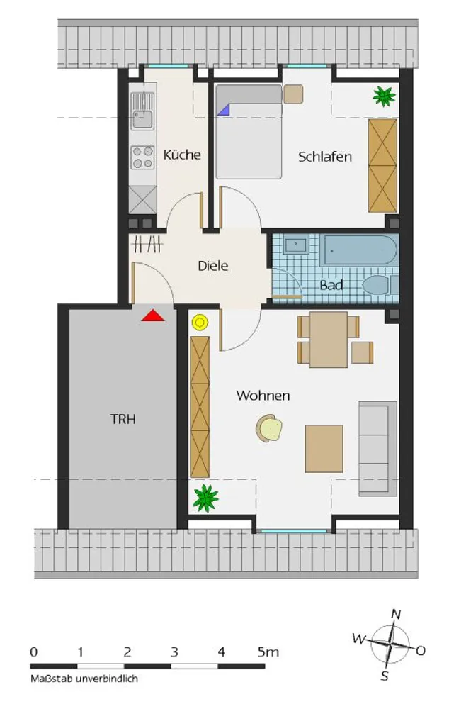 2 Zimmer Wohnung mit 40 m² in Essen – Bild 3