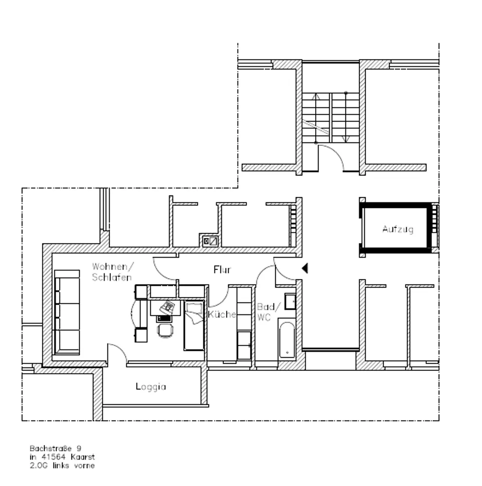 1 room apartment with 42 m² in Kaarst – Photo 7