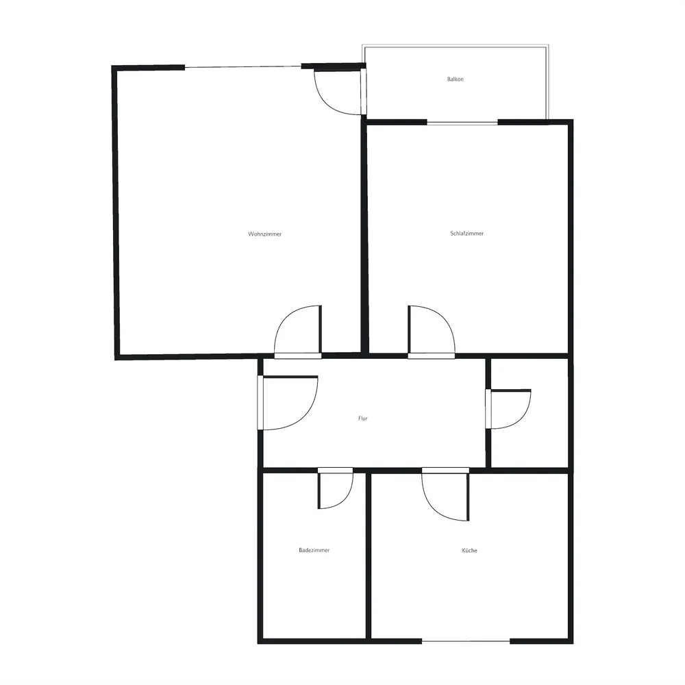2 Zimmer Wohnung mit 60 m² in Braunschweig – Bild 2