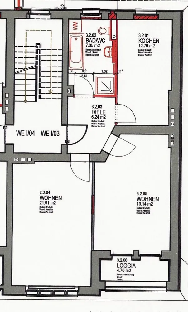 2 Zimmer Wohnung mit 72 m² in Berlin – Bild 2