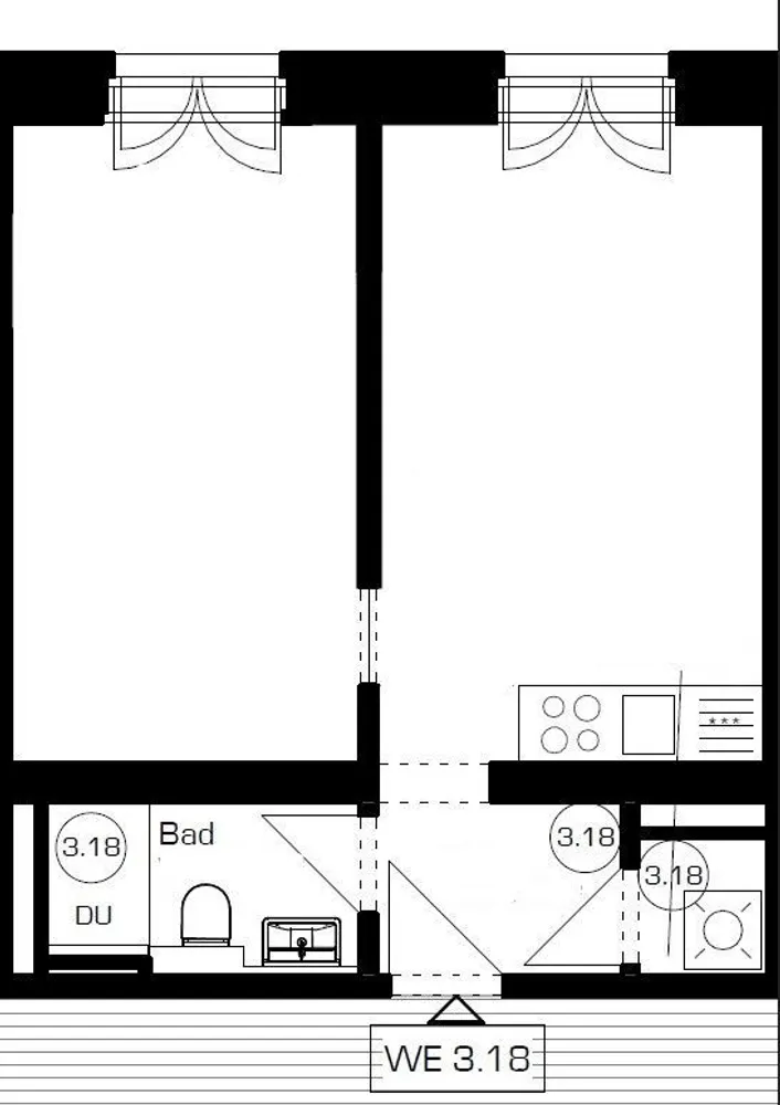 2 Zimmer Wohnung mit 35 m² in Berlin – Bild 5
