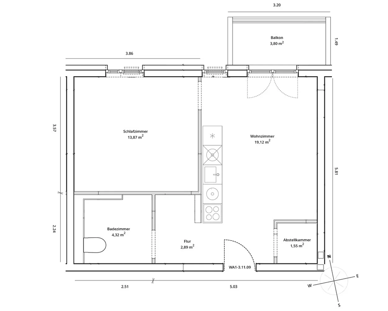 2 Zimmer Wohnung mit 43 m² in Berlin – Bild 4