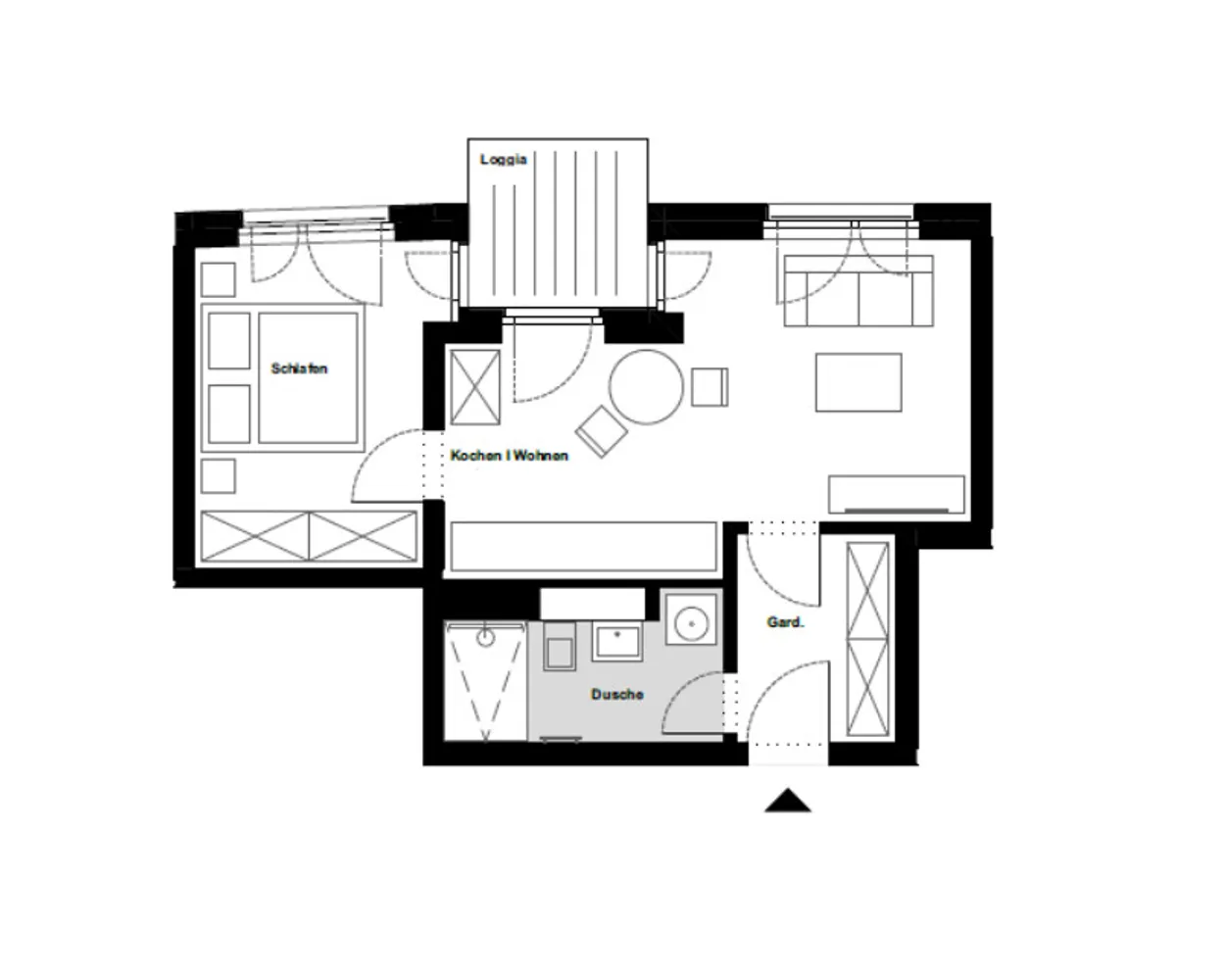 2 Zimmer Wohnung mit 46 m² in Dresden – Bild 3