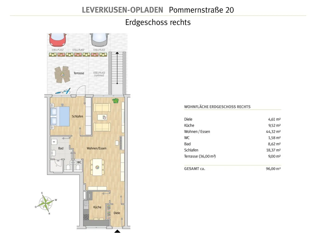2 Zimmer Wohnung mit 96 m² in Leverkusen – Bild 12