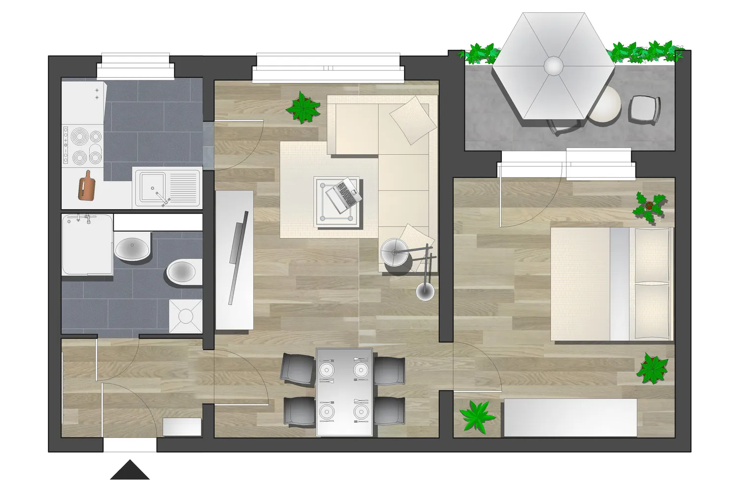 2 Zimmer Wohnung mit 45 m² in Chemnitz – Bild 5
