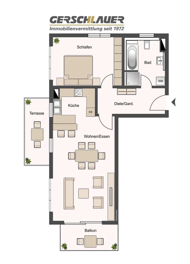 2 Zimmer Wohnung mit 68 m² in München – Bild 9