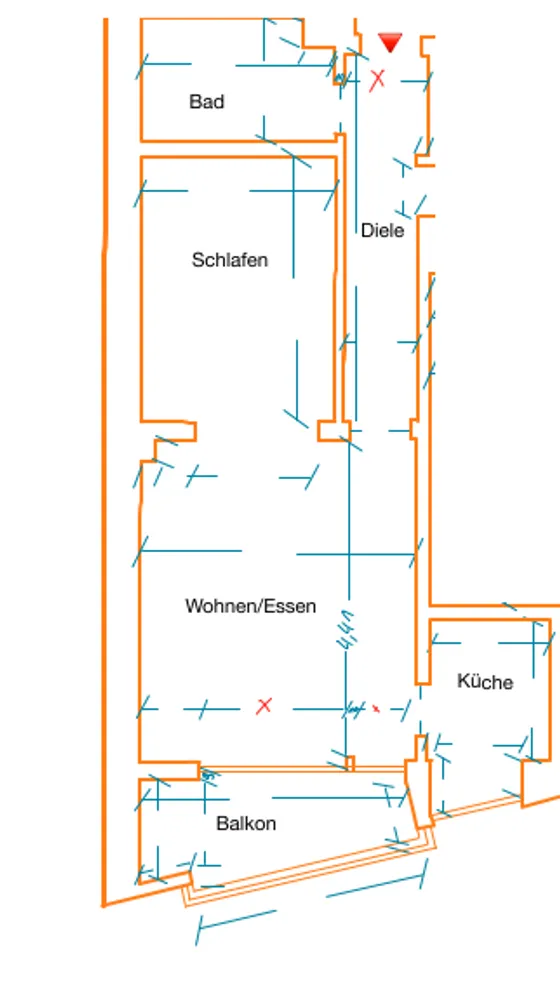 2 room apartment with 47 m² in Aachen – Photo 8