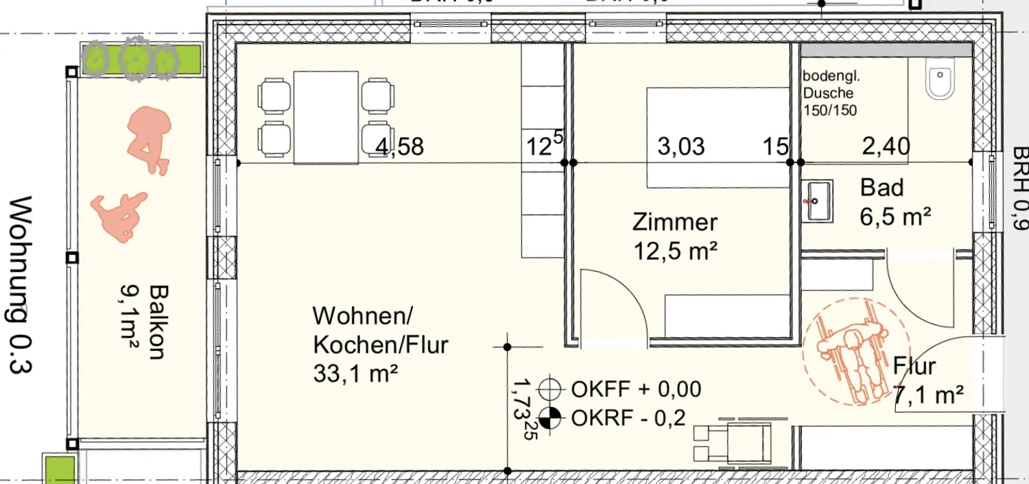 2 Zimmer Wohnung mit 64 m² in Rotenburg (Wümme) – Bild 4