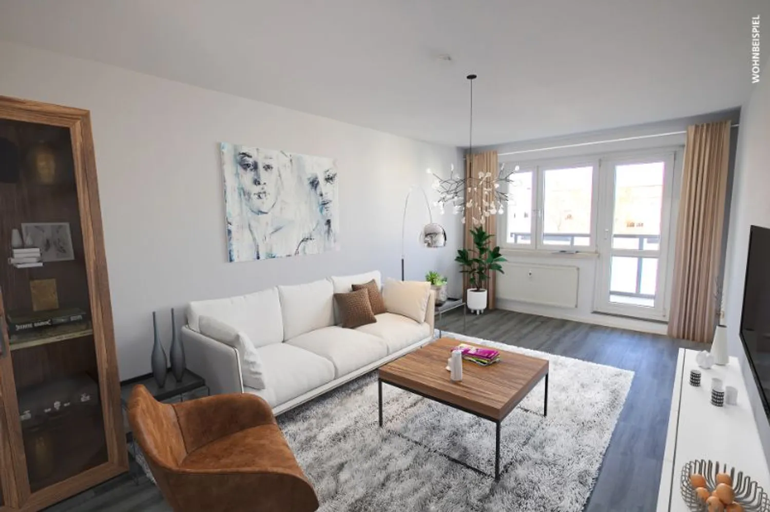 3 Zimmer Wohnung mit 60 m² in Halle (Saale) – Bild 1
