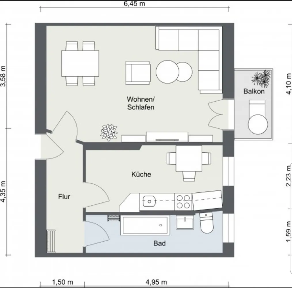 1 Zimmer Wohnung mit 46 m² in Berlin – Bild 7