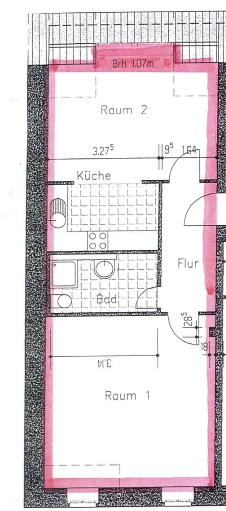 2 room apartment with 58 m² in Luckenwalde – Photo 3