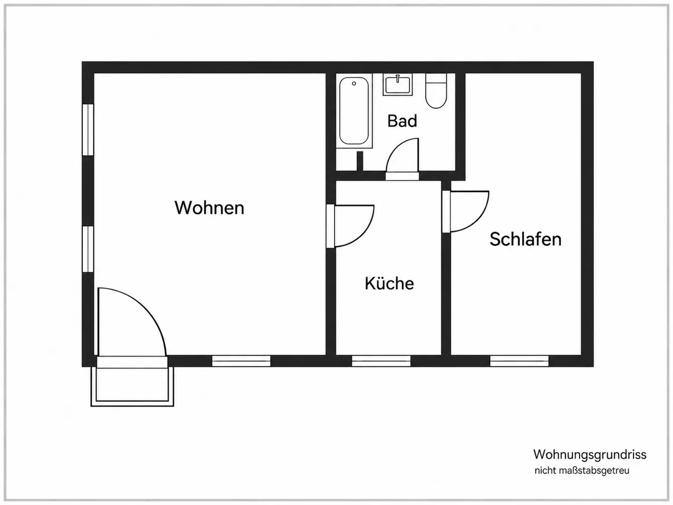 2 Zimmer Wohnung mit 38 m² in Waiblingen – Bild 12