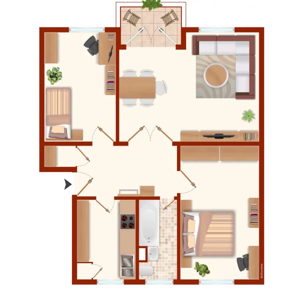 4 Zimmer Wohnung mit 68 m² in Bremen – Bild 6