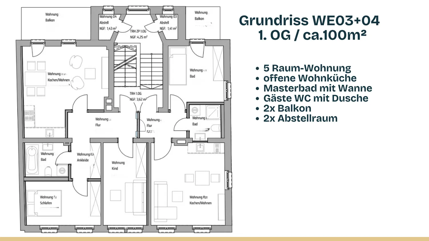 5 room apartment with 102 m² in Chemnitz – Photo 9