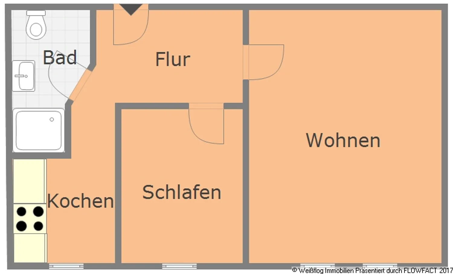 2 Zimmer Wohnung mit 41 m² in Riesa – Bild 5