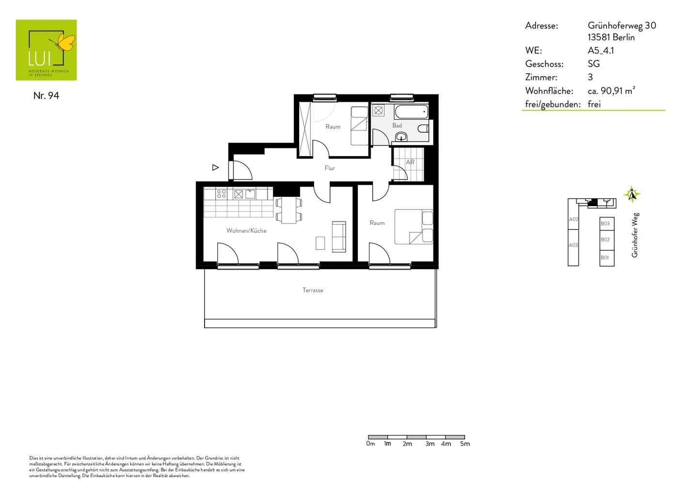 3 Zimmer Wohnung mit 92 m² in Berlin – Bild 10