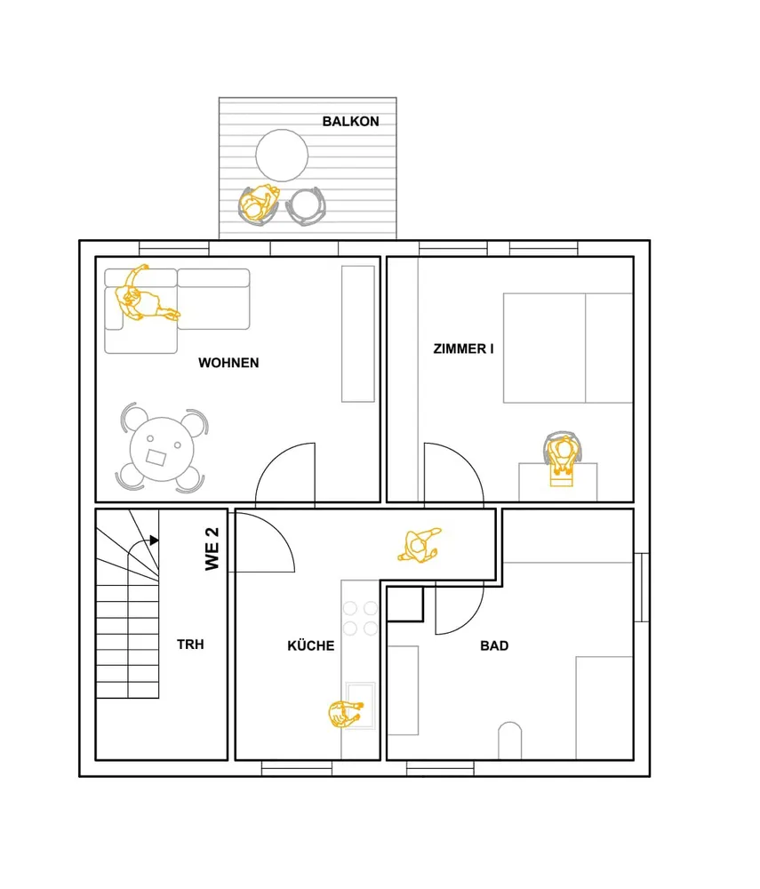 2 Zimmer Wohnung mit 59 m² in Karlsruhe – Bild 5