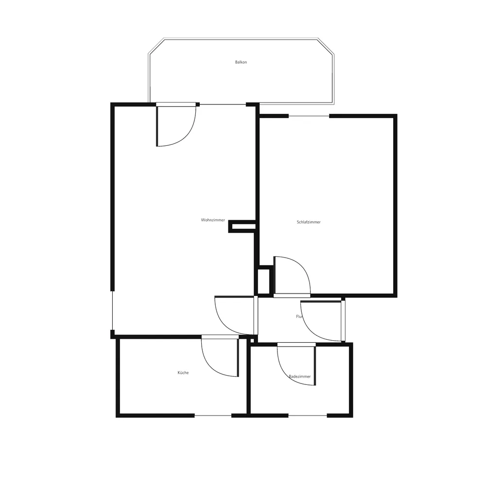3 Zimmer Wohnung mit 47 m² in Dortmund – Bild 1