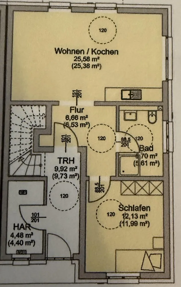 2 room apartment with 57 m² in Magdeburg – Photo 3