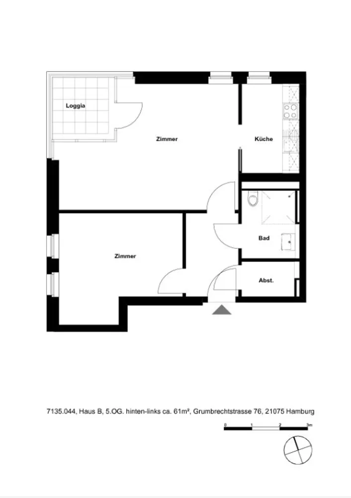 2 Zimmer Wohnung mit 60 m² in Hamburg – Bild 4
