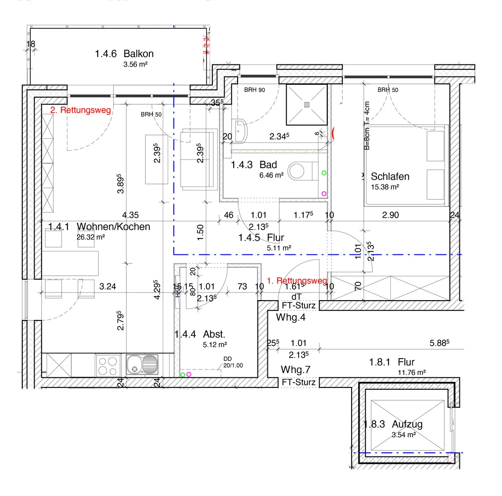 2 Zimmer Wohnung mit 62 m² in Oberhausen – Bild 7