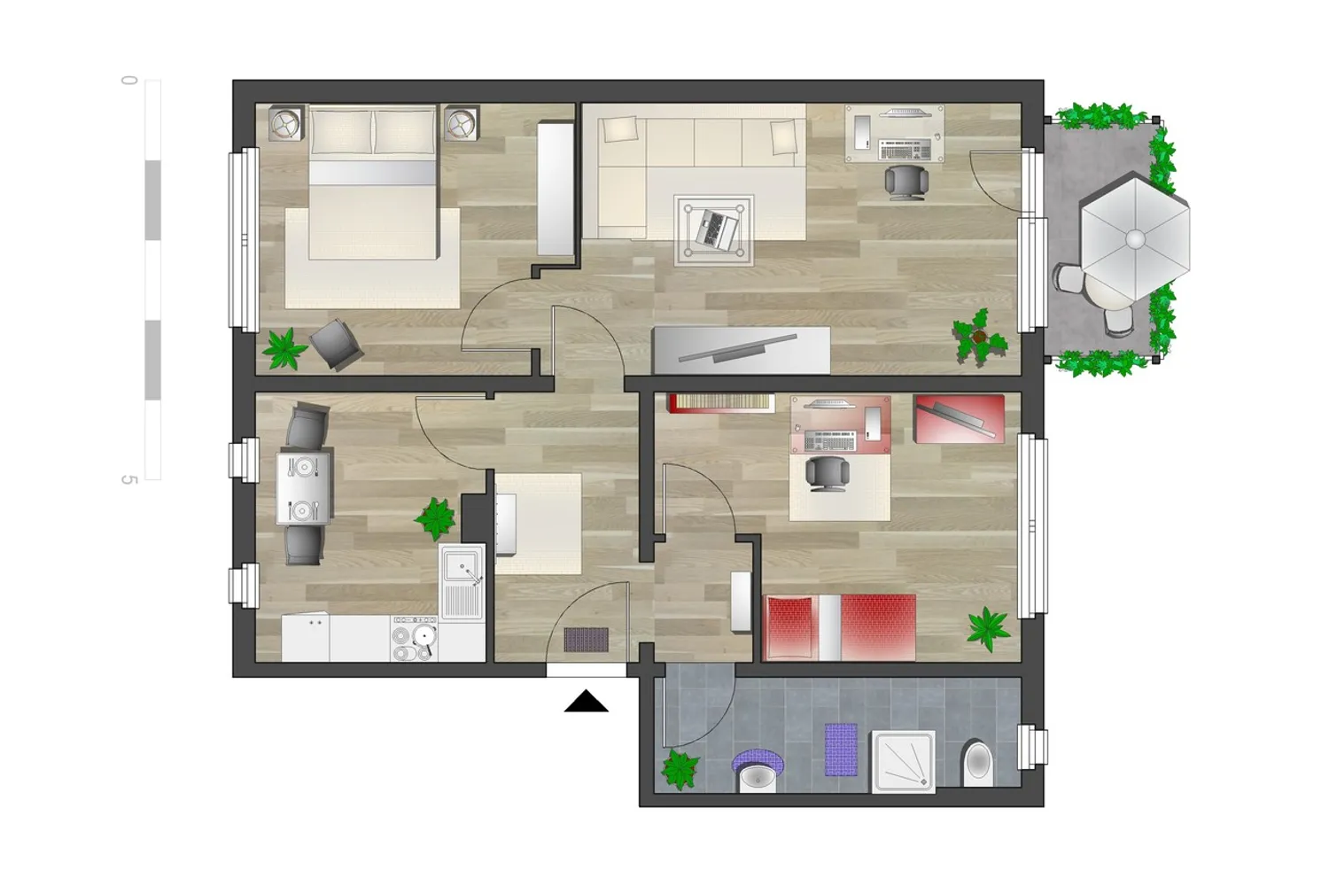 3 Zimmer Wohnung mit 72 m² in Chemnitz – Bild 5