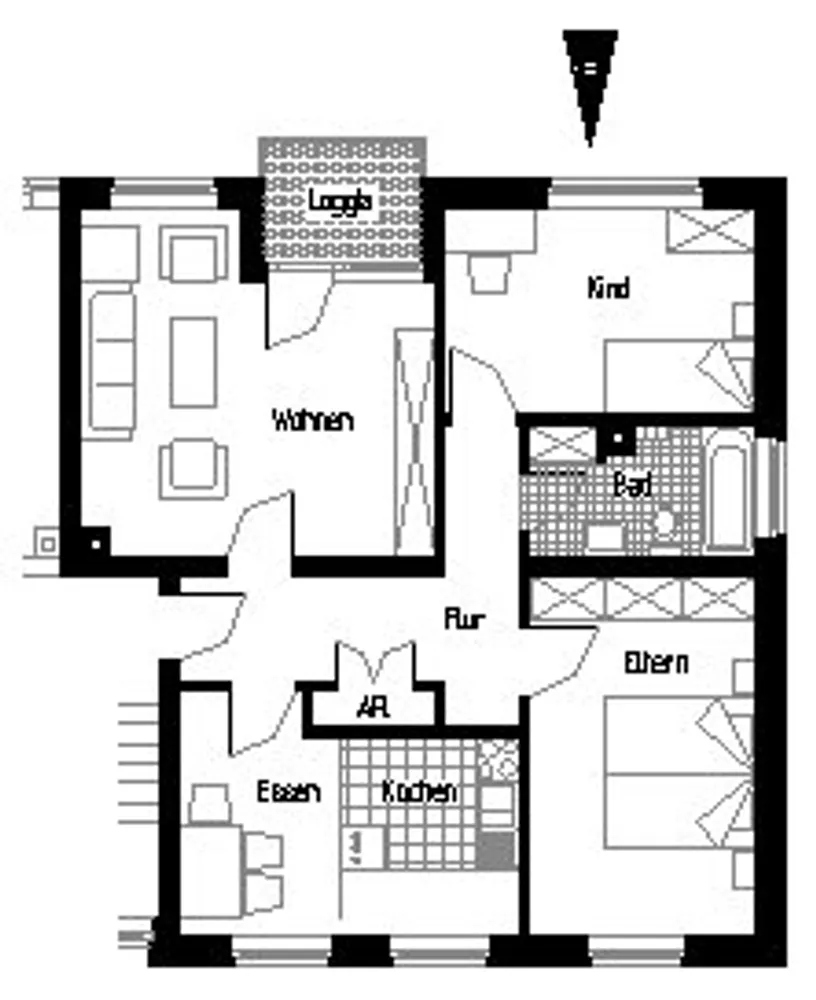 3 Zimmer Wohnung mit 72 m² in Bielefeld – Bild 2