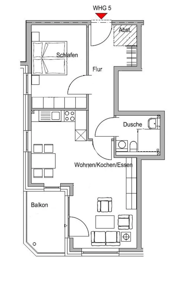 2 Zimmer Wohnung mit 58 m² in Kiel – Bild 12