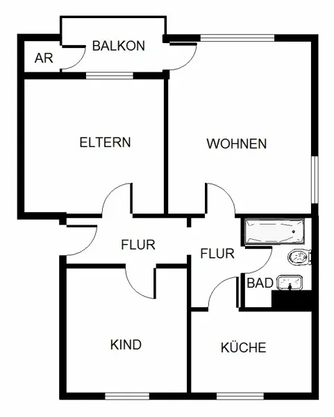4 Zimmer Wohnung mit 62 m² in Dortmund – Bild 8
