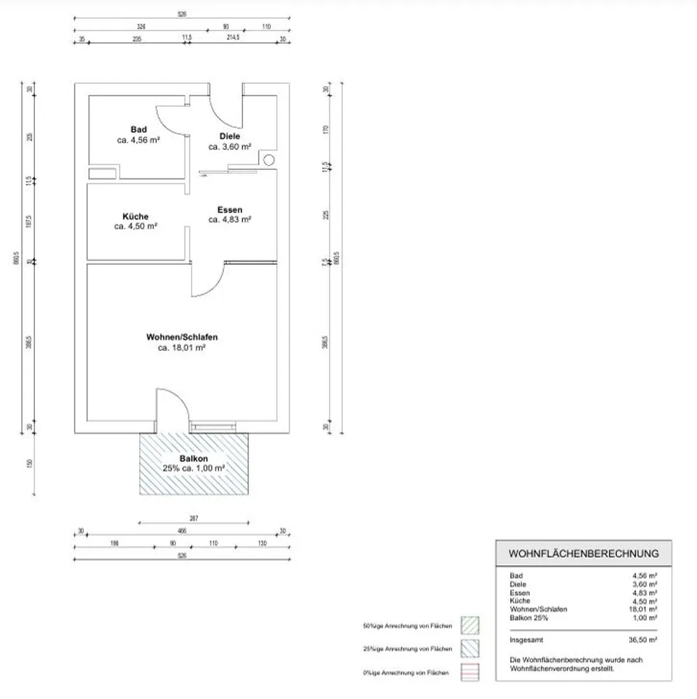 1 Zimmer Wohnung mit 37 m² in München – Bild 2