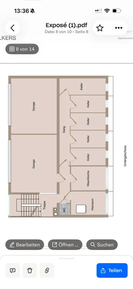 3 Zimmer Wohnung mit 45 m² in Saarbrücken – Bild 10