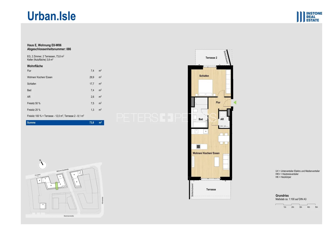 2 Zimmer Wohnung mit 74 m² in Hamburg – Bild 5