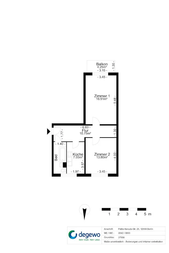 2 Zimmer Wohnung mit 58 m² in Berlin – Bild 8