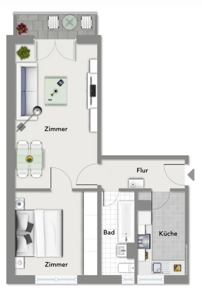 2 Zimmer Wohnung mit 51 m² in Dresden – Bild 10