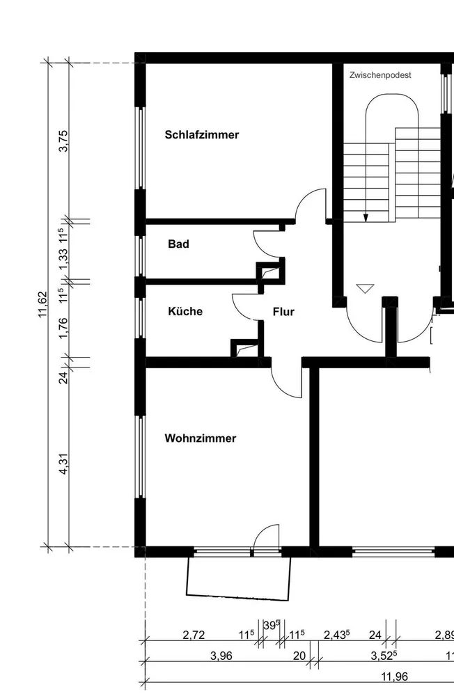 3 Zimmer Wohnung mit 52 m² in Essen – Bild 2
