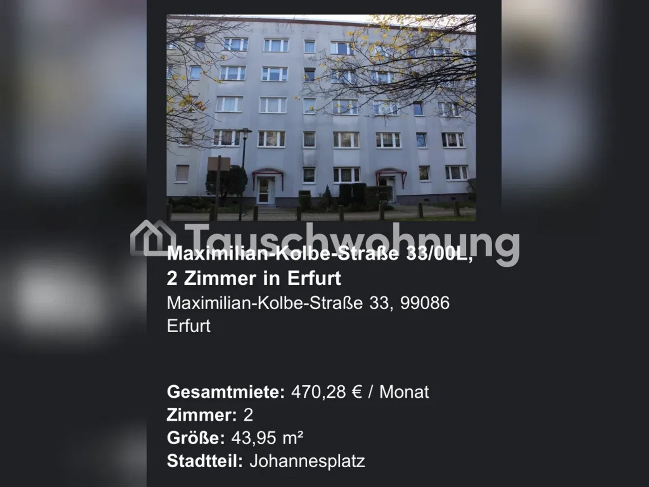 2 room apartment with 42 m² in Erfurt – Photo 2