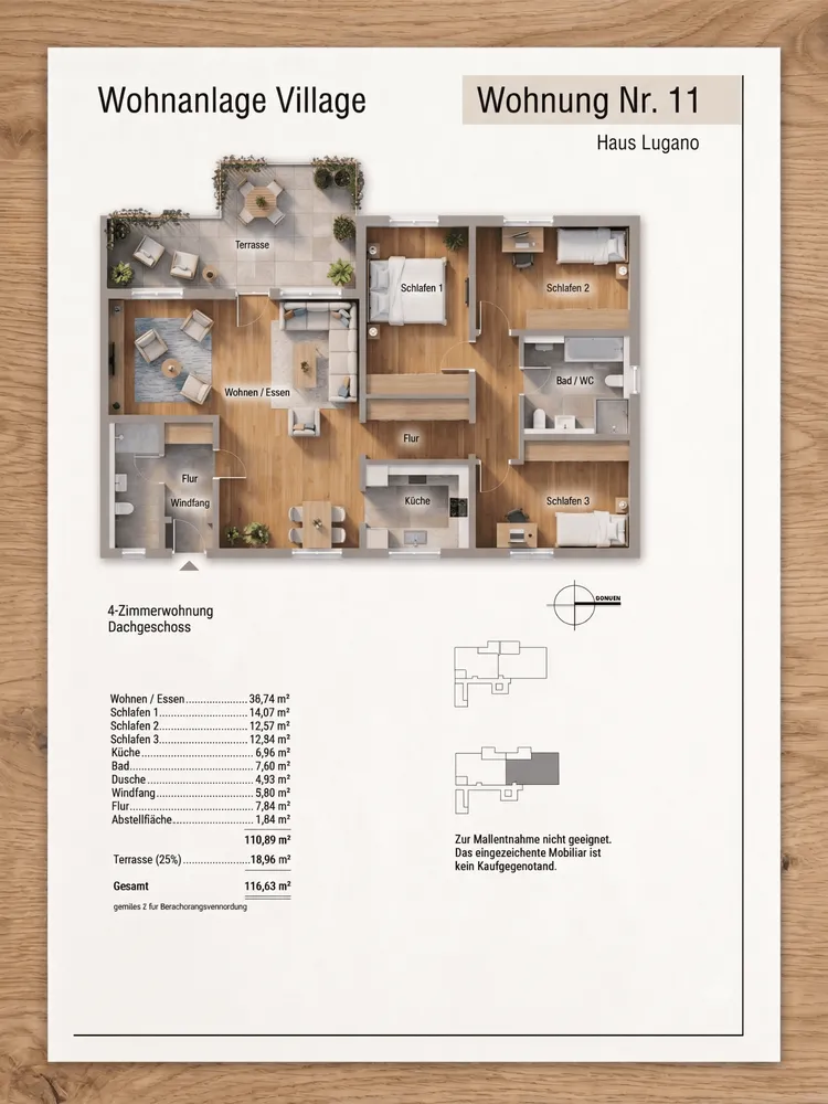4 Zimmer Wohnung mit 116 m² in Nürnberg – Bild 8