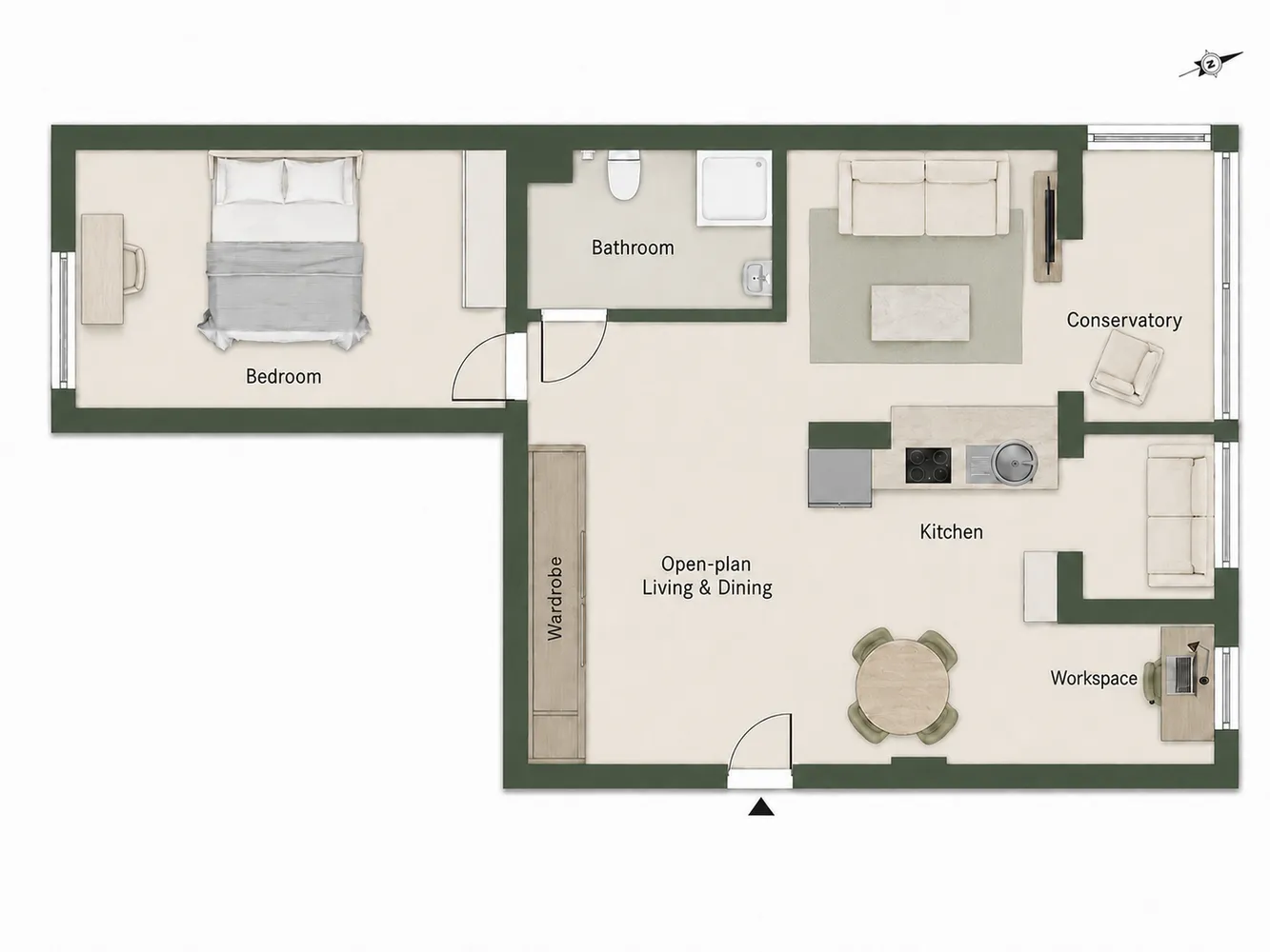 3 Zimmer Wohnung mit 69 m² in Düsseldorf – Bild 8