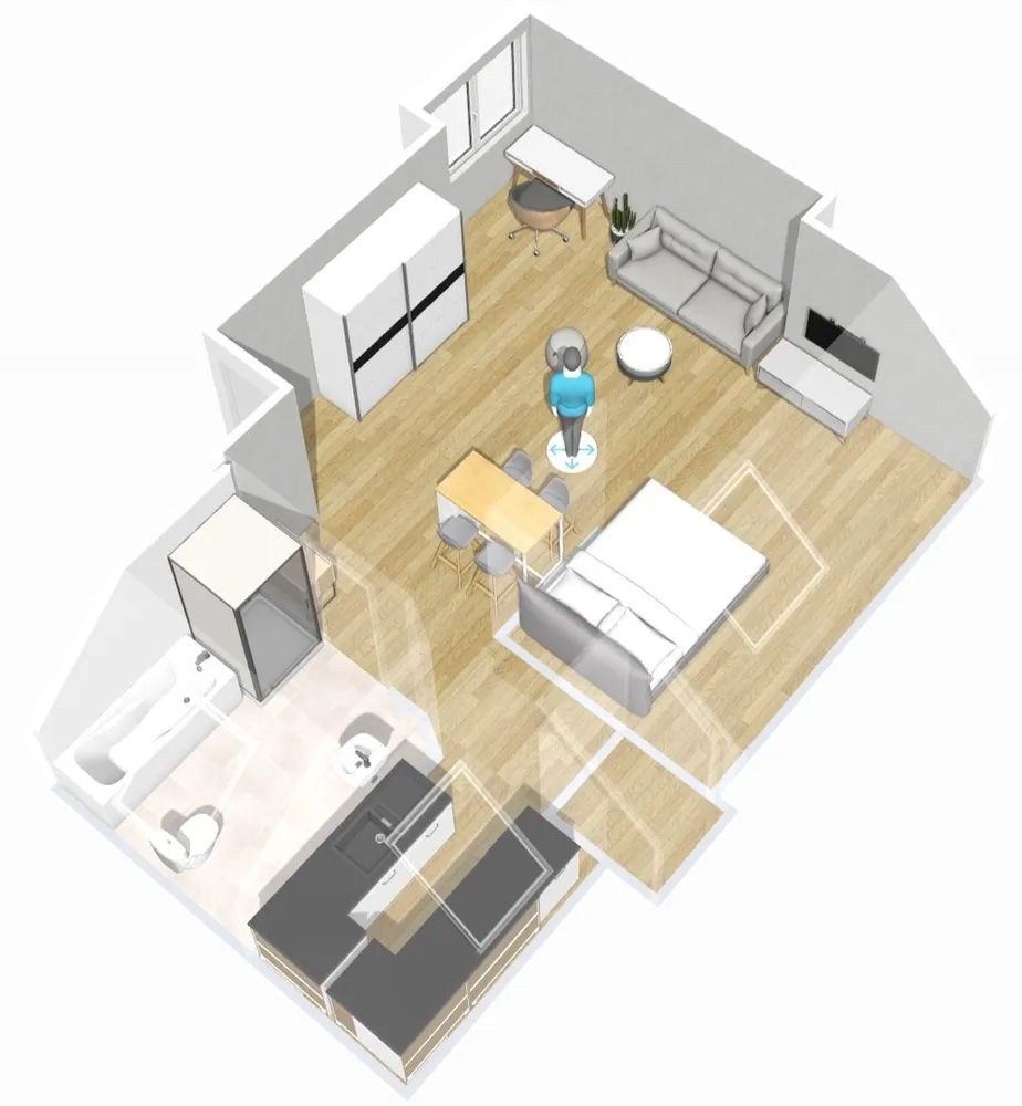 2 Zimmer Wohnung mit 40 m² in Bielefeld – Bild 4