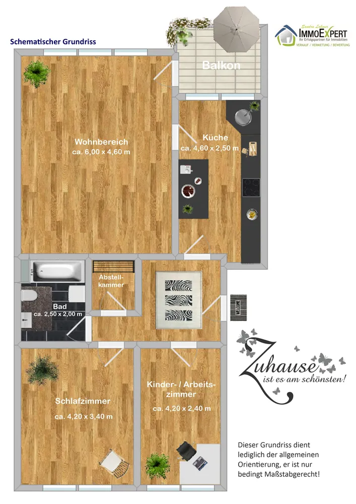 4 Zimmer Wohnung mit 80 m² in Essen – Bild 2