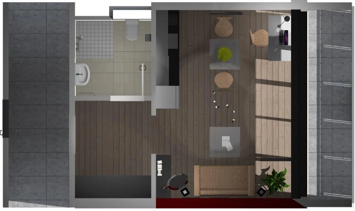 1 Zimmer Wohnung mit 31 m² in Münster – Bild 8