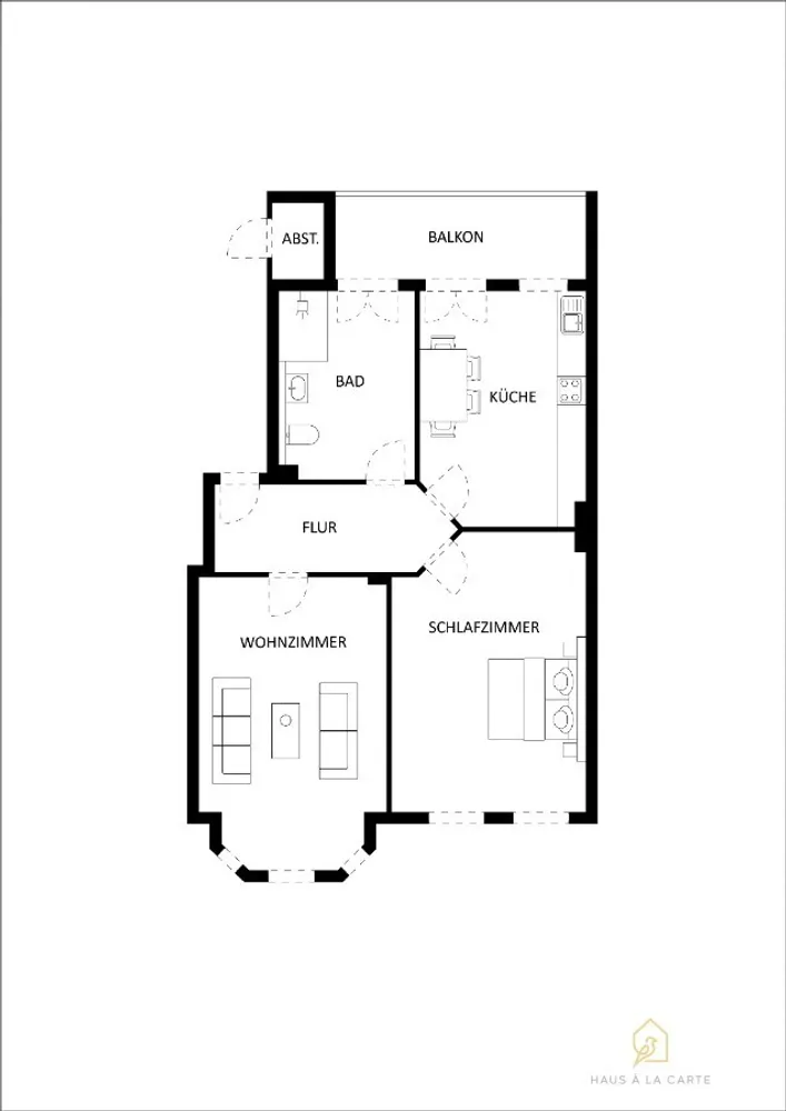 2 Zimmer Wohnung mit 85 m² in Wuppertal – Bild 1