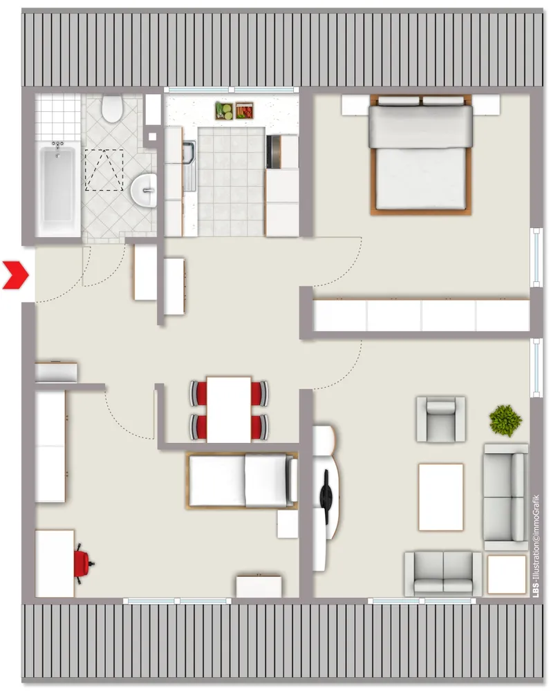 3 Zimmer Wohnung mit 65 m² in Remscheid – Bild 9